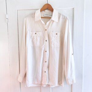 Vintage Silk Button Down